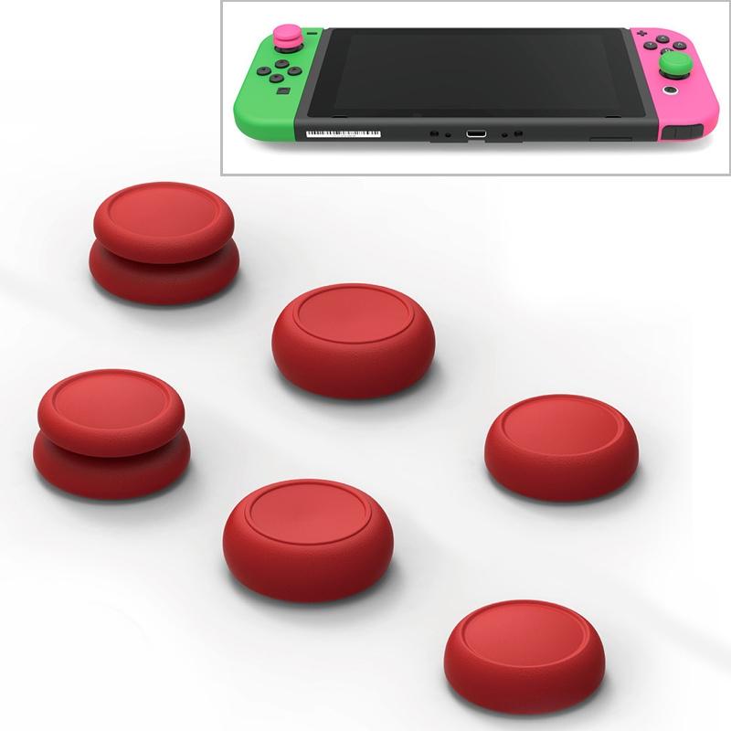 Joycon Rocker Cap Set for Switch Gamepad - Red 10