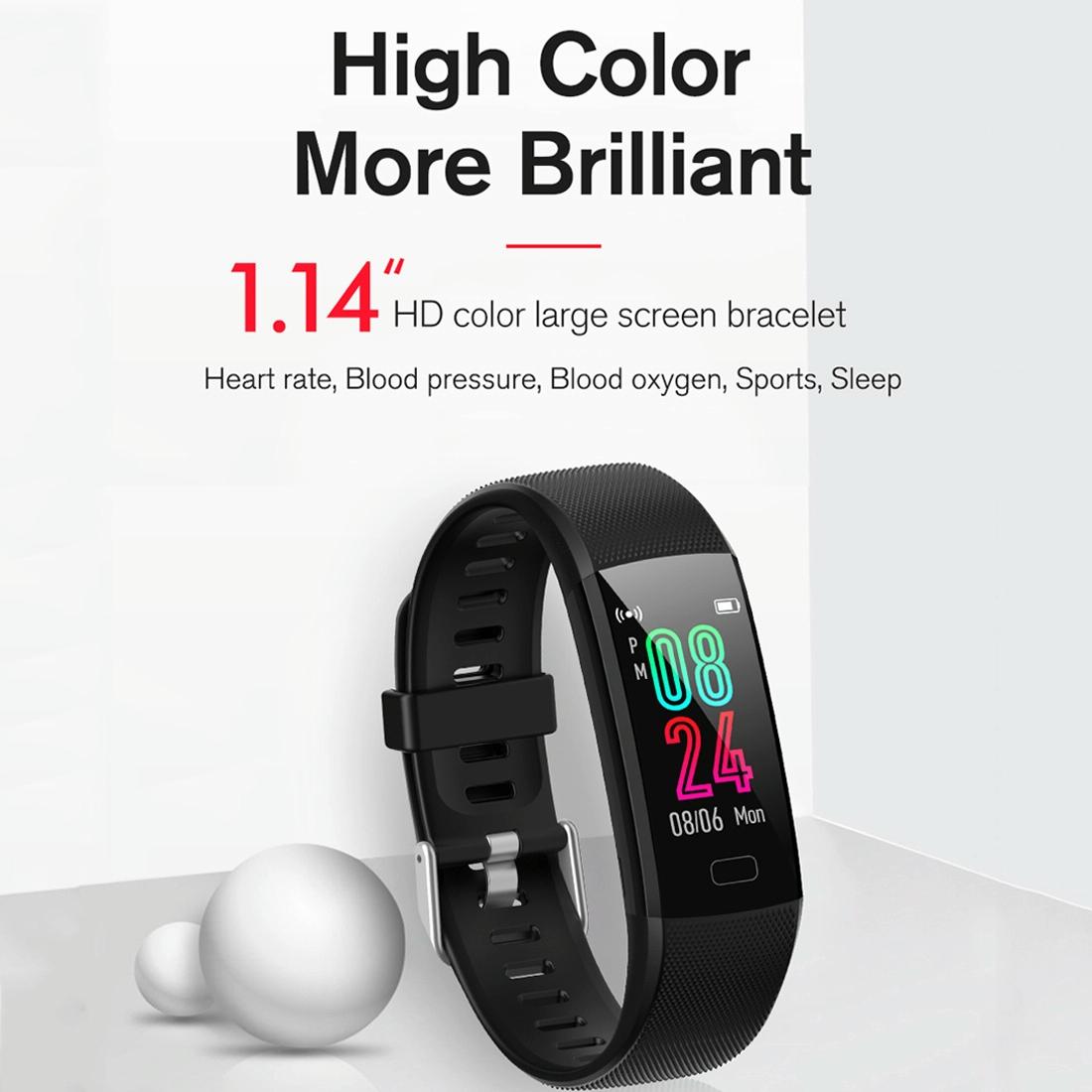 Smart Health Bracelet With Call Reminder And Monitoring - Red 4