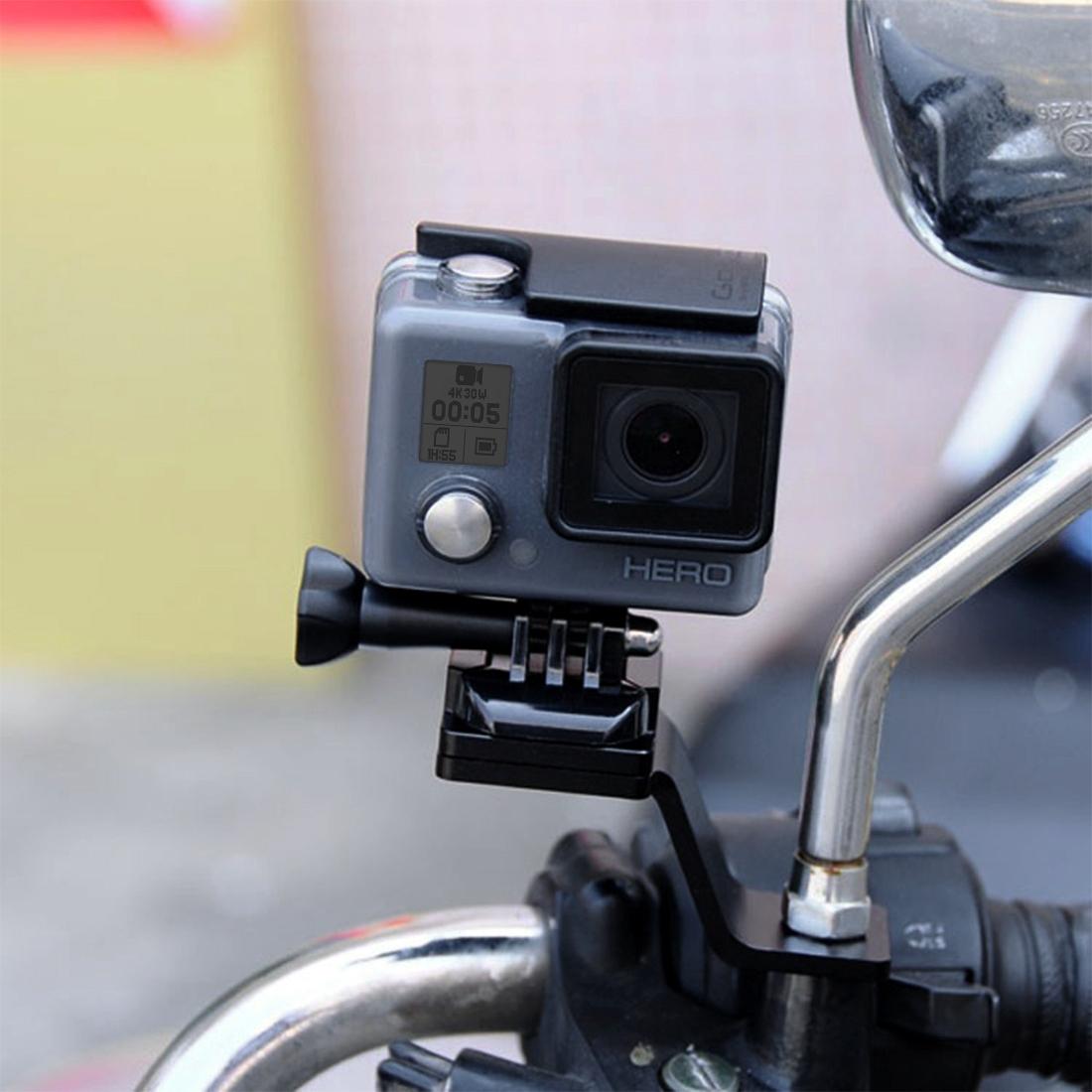 Universal Motorcycle Mount for Action Cameras - Red 12