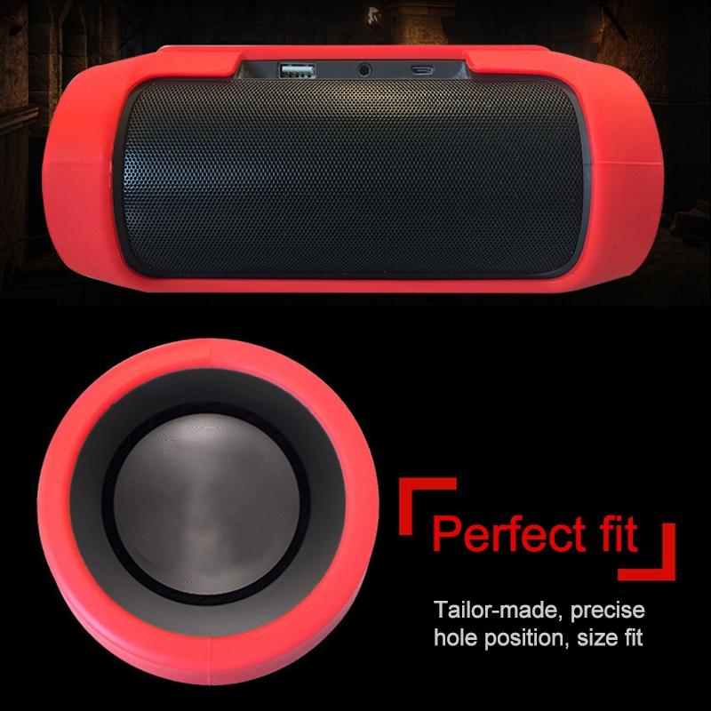 Waterproof Shockproof Silicone Case for Jbl Charge 2+ - Red 8