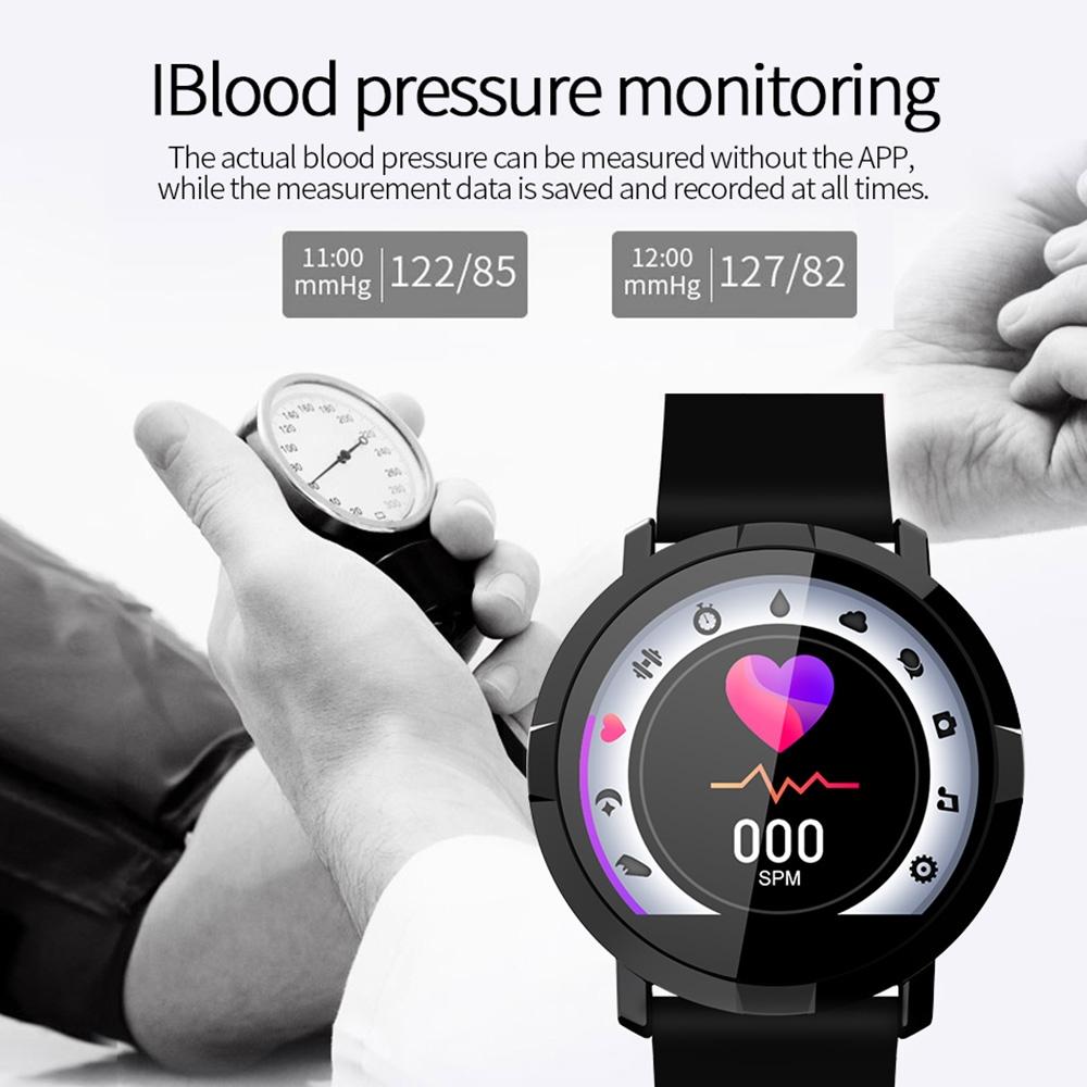 Waterproof Smart Bracelet With Heart Rate Monitor And Sleep Tracker - Red 4