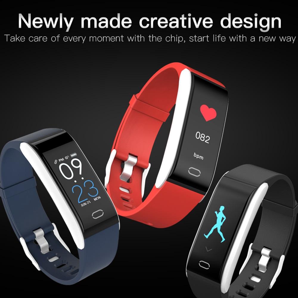 Waterproof Smart Bracelet With Call Heart Bp Sleep And Sedentary Monitoring - Ip67 - Red 7