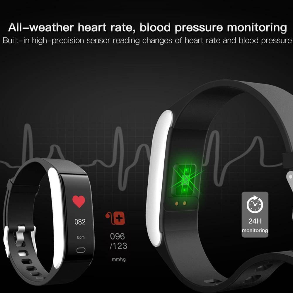Waterproof Smart Bracelet With Call Heart Bp Sleep And Sedentary Monitoring - Ip67 - Red 10
