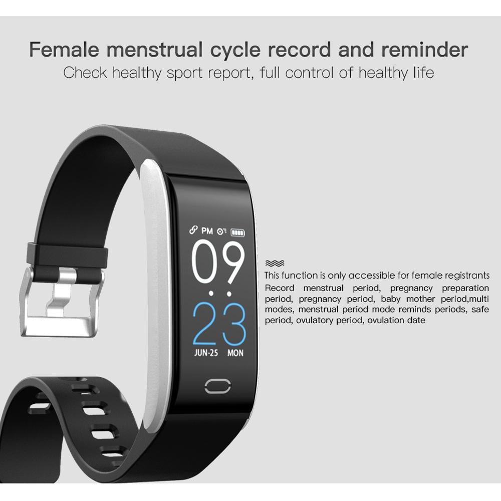 Waterproof Smart Bracelet With Call Heart Bp Sleep And Sedentary Monitoring - Ip67 - Red 14