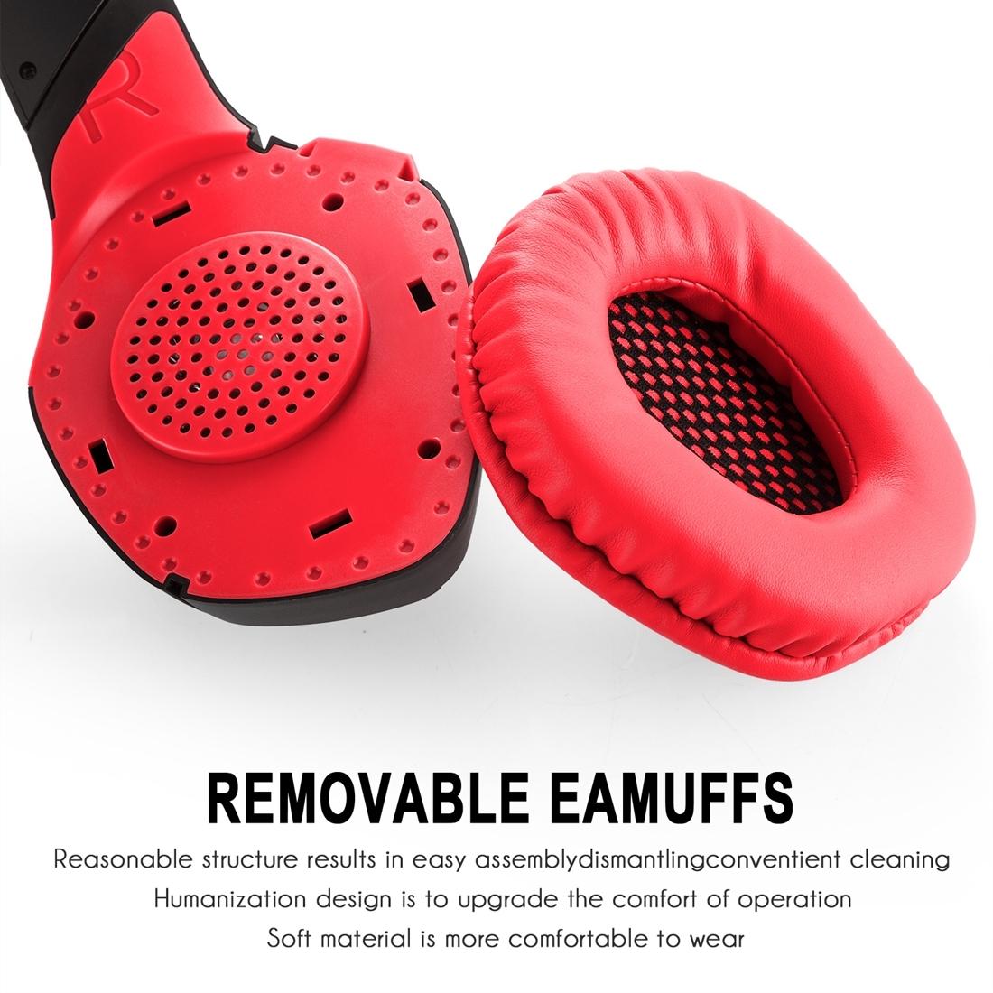 Usb Led Headphone With Mic For Ps4 Smartphone Pc Red 10