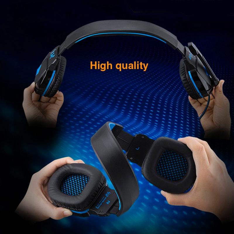 2.2M Gaming Headset With Mic & Led Red 8