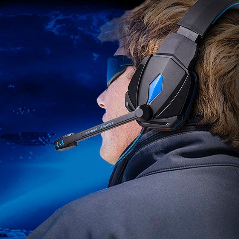 2.2M Gaming Headset With Mic & Led Red 9