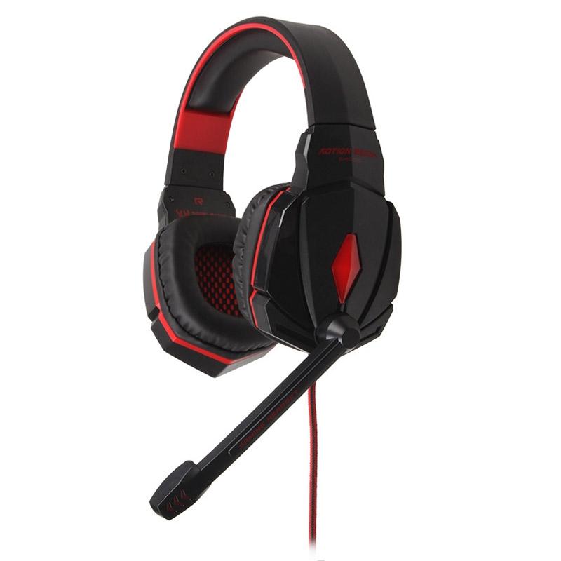 2.2M Gaming Headset With Mic & Led Red 12
