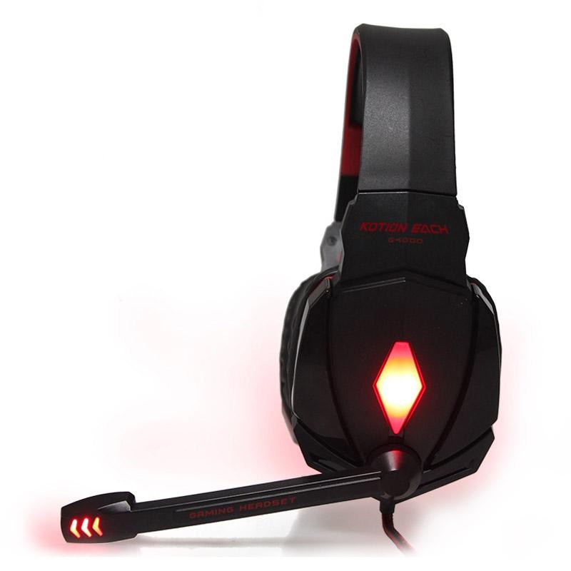2.2M Gaming Headset With Mic & Led Red 13