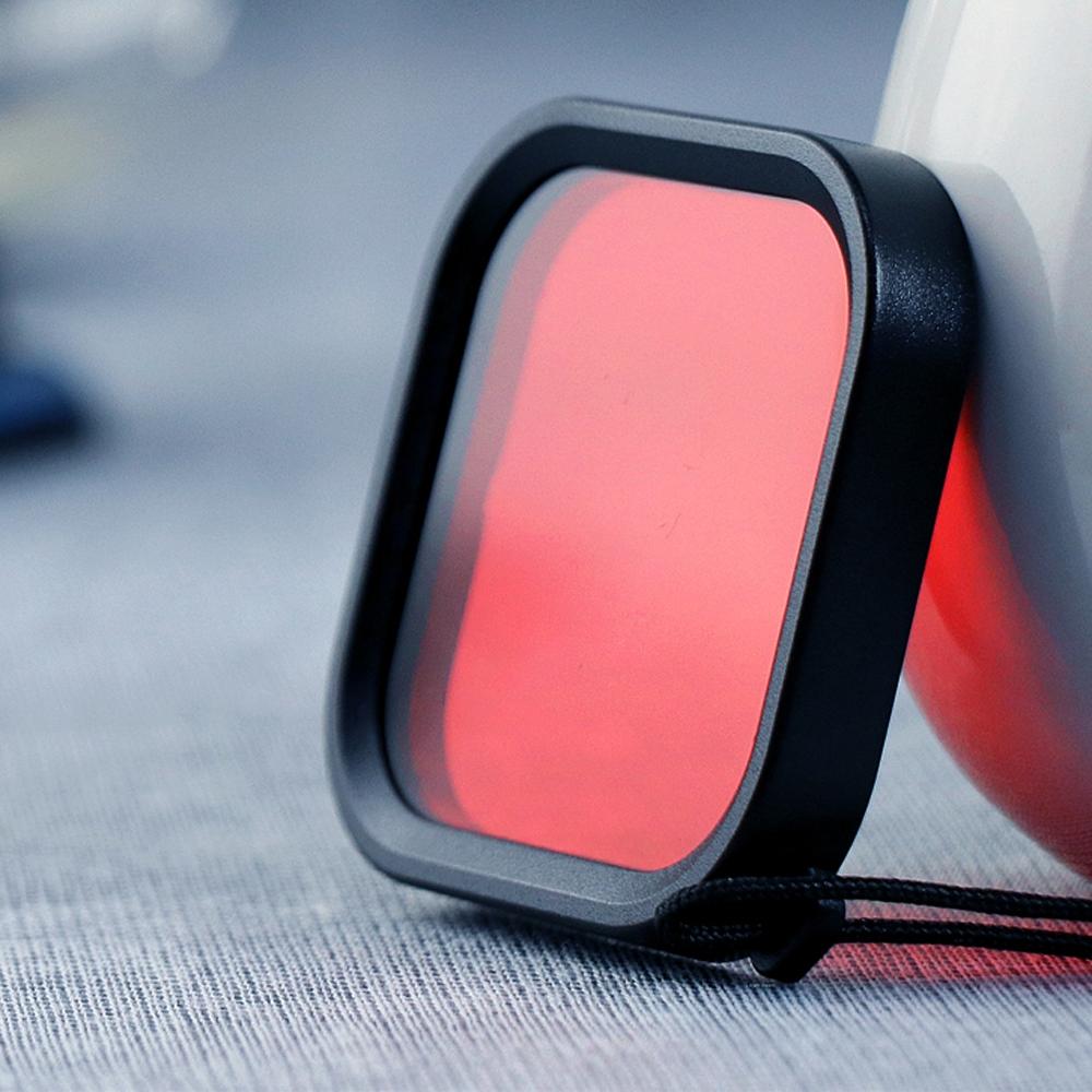 Gopro Hero8 Diving Lens Filter - Square Housing - Red 6