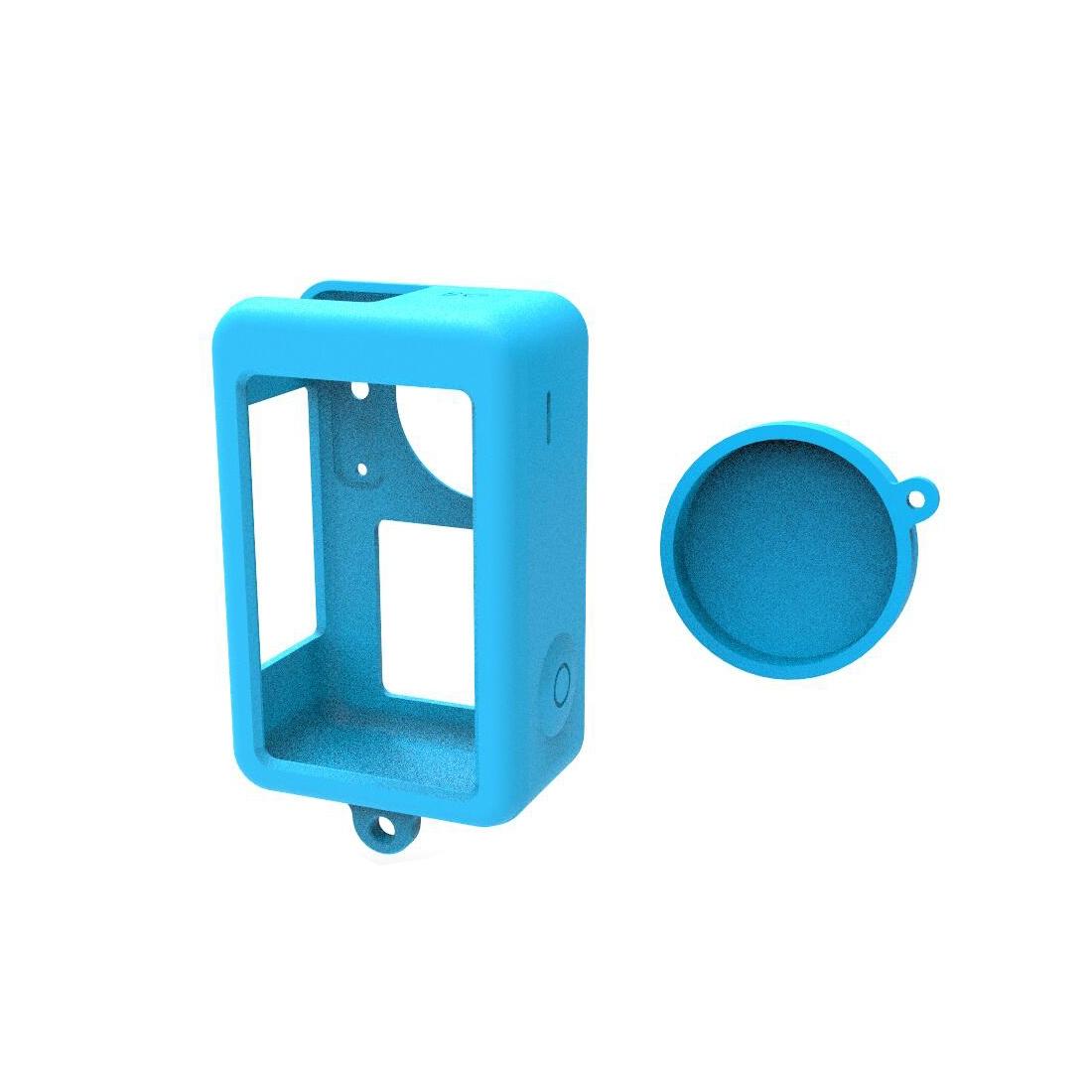 Protective Silicone Case with Lens Cap - Red 8