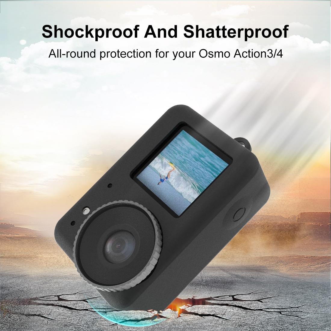 Protective Silicone Case with Lens Cap - Red 14