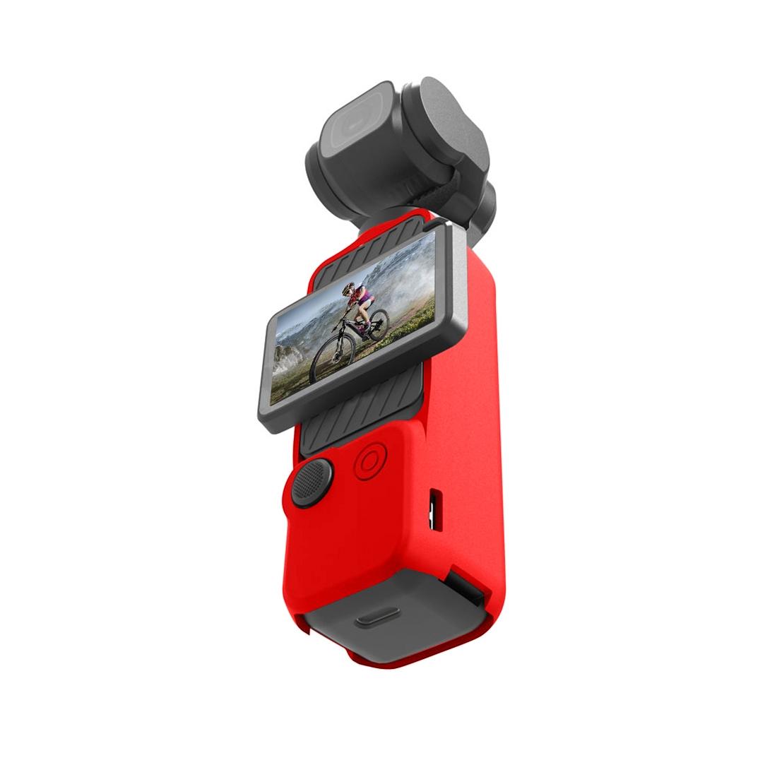 3 in 1 Silicone Case Set for Dji Pocket 3 - Red 4