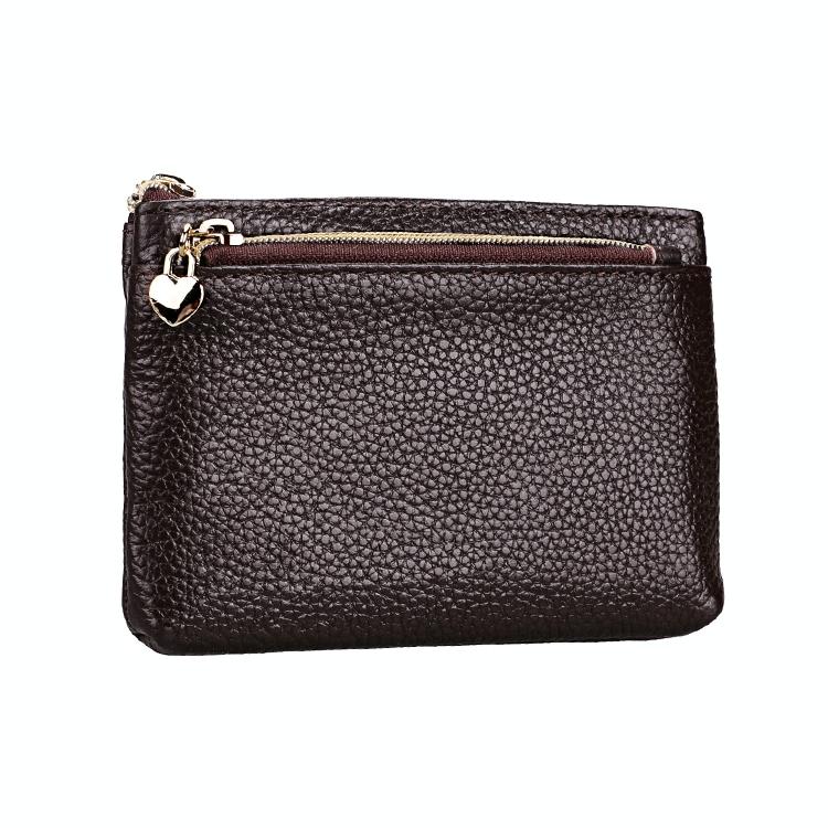 Spacious Litchi Texture Rfid Hand Wallet - Red 12