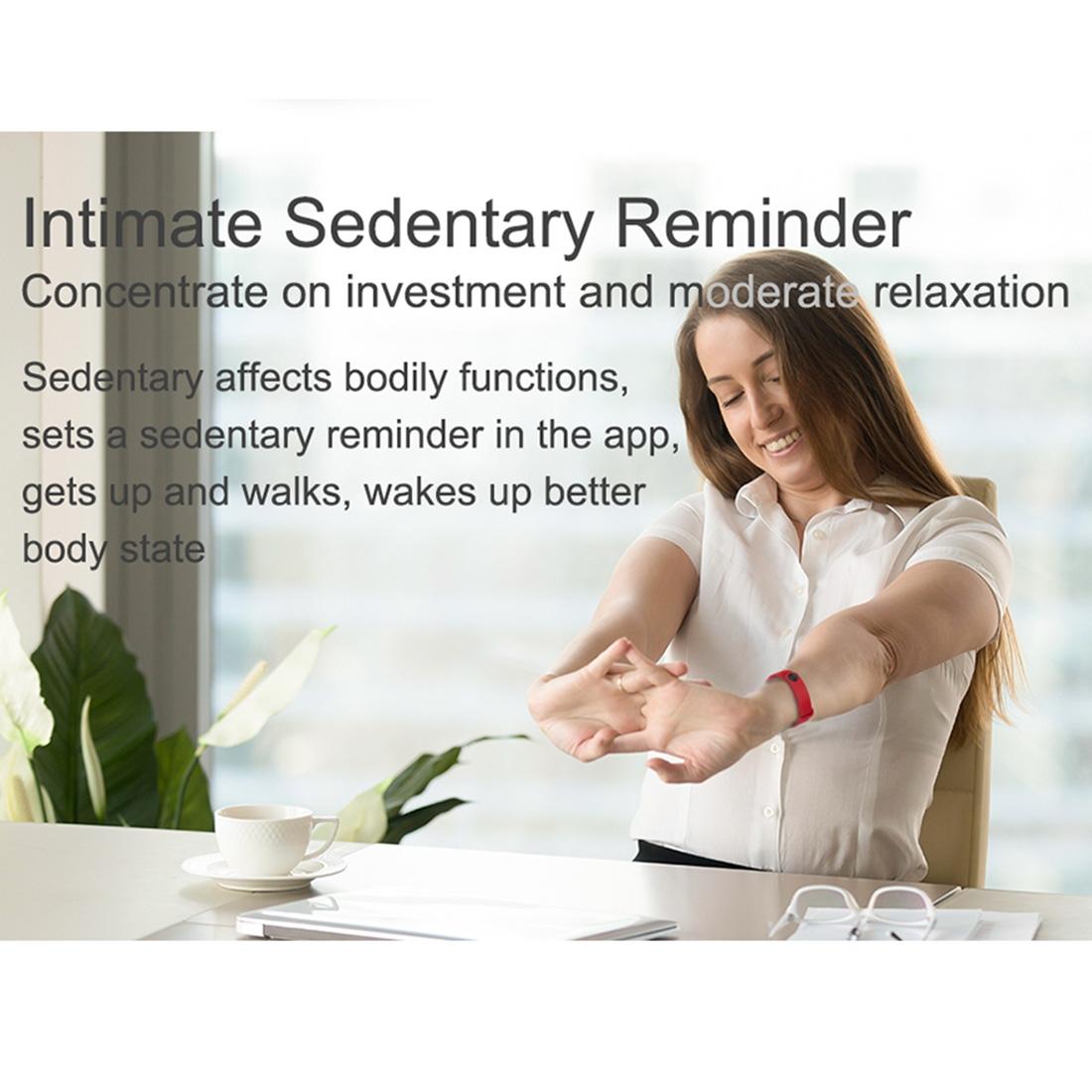 Waterproof Smart Bracelet With Call Reminder And Health Monitoring - Red 9