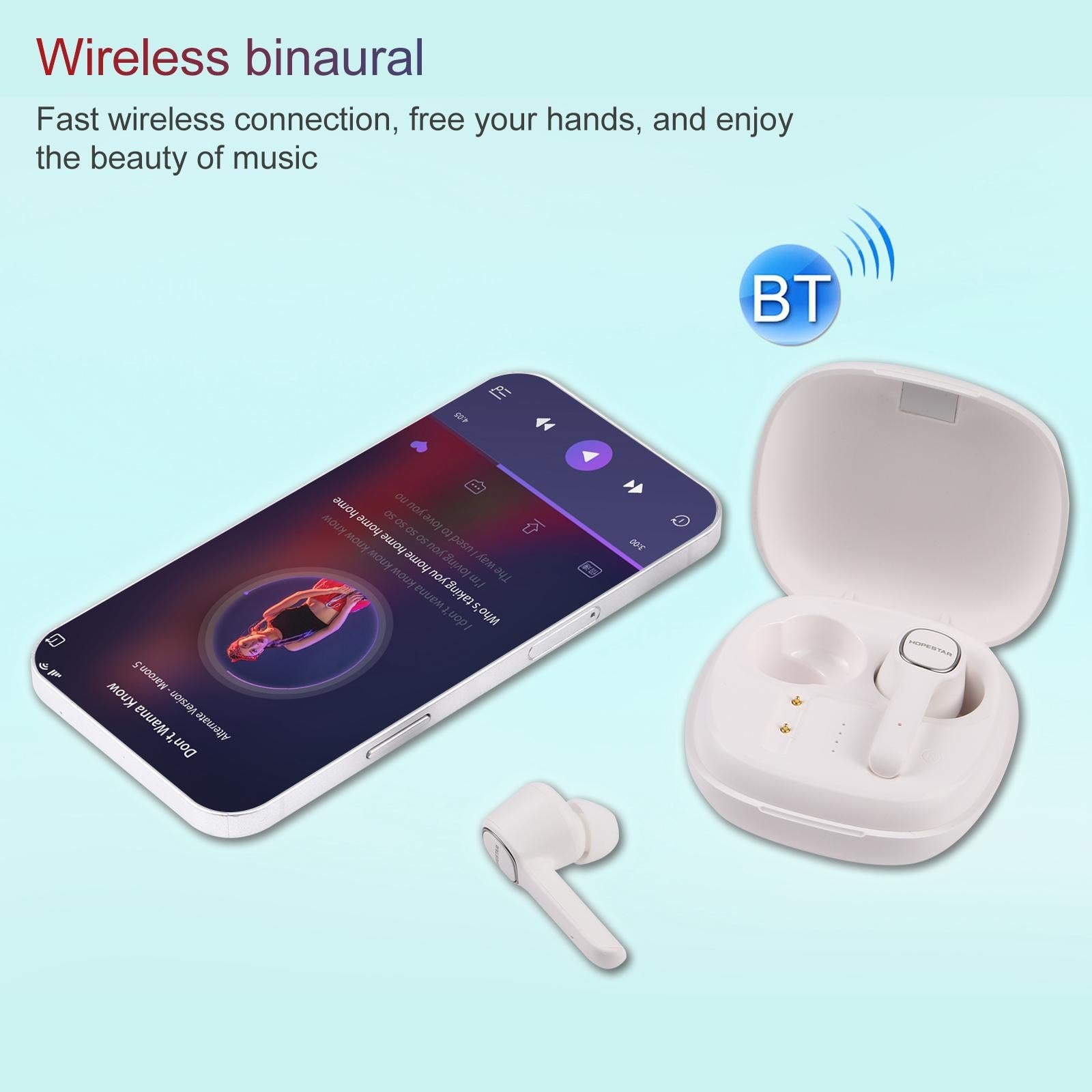 Wireless Bluetooth 5.0 Earbuds - True - Red 15