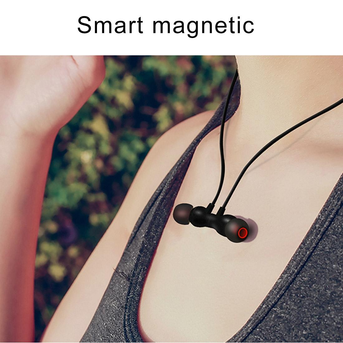 Waterproof X5 Sports Bluetooth Earbuds with Magnetic Design - Red 10