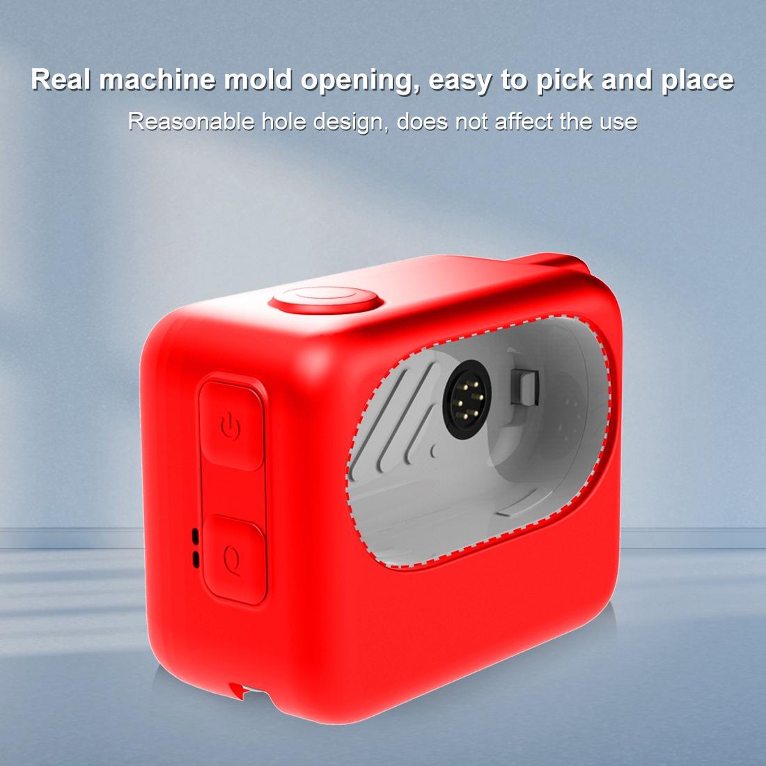 Silicone Charging Case for Insta360 Go 3 Camera - Red 12