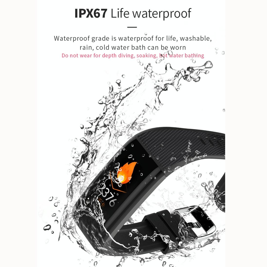 Waterproof Touch Screen Smartwatch - Ipx67 - Red 4