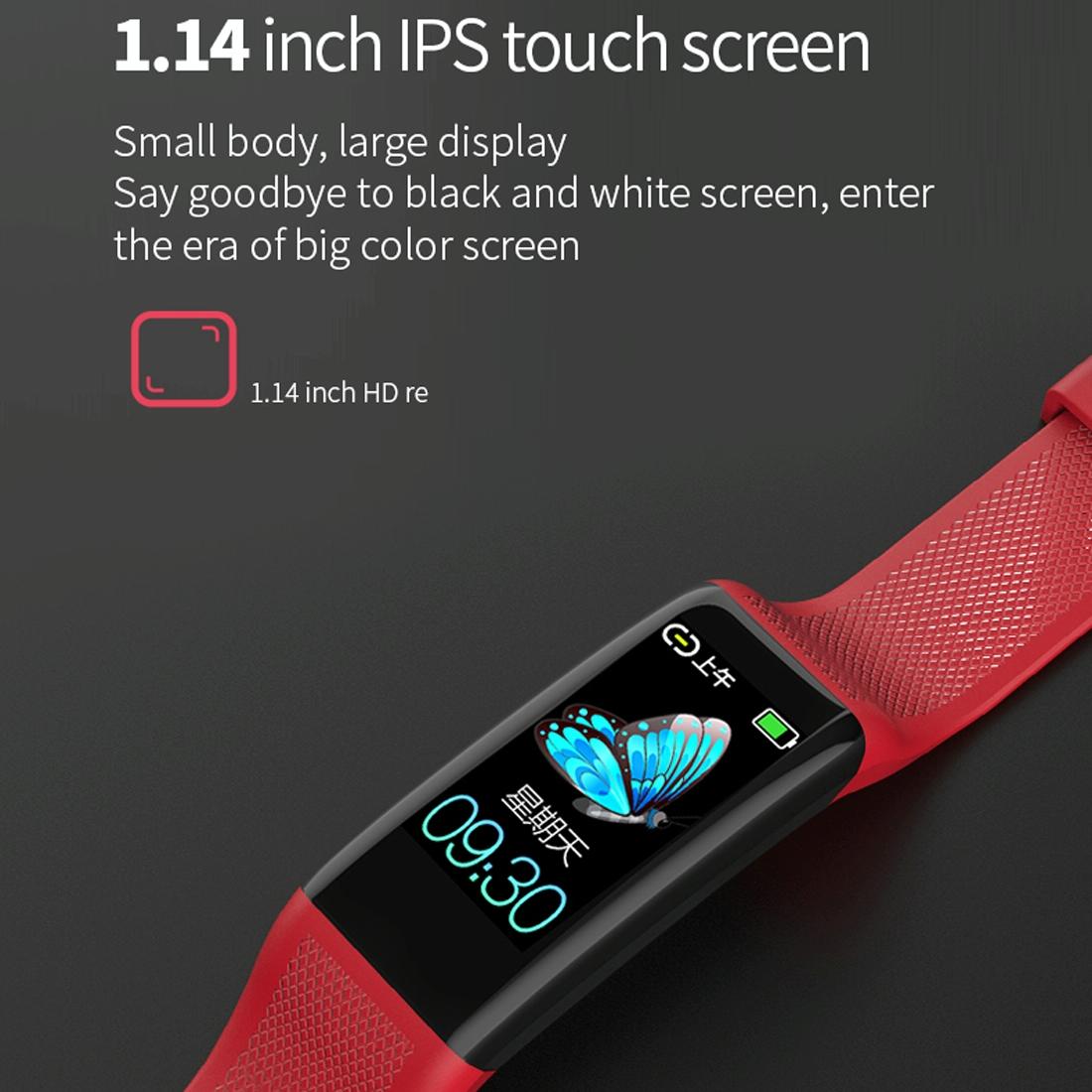 Waterproof Touch Screen Smartwatch - Ipx67 - Red 8