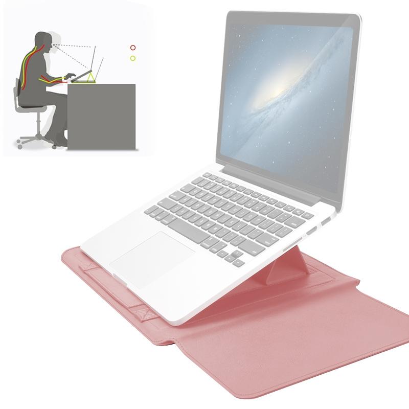 Universal Waterproof Laptop Bag Set With Handle Stand Pen Holder Winders Mouse & Charger Bags - Red 7