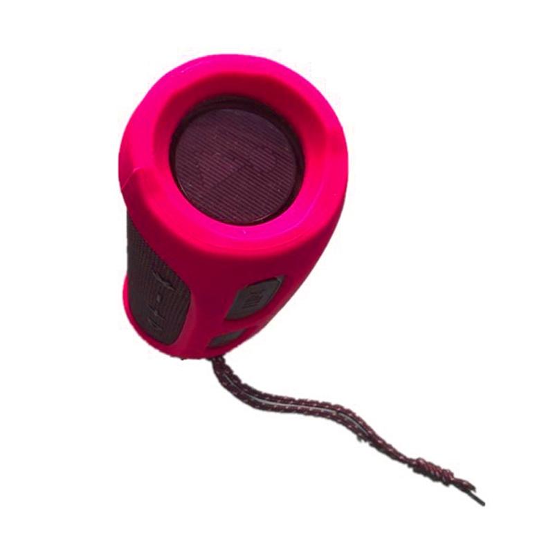 Protective Case for Jbl Flip4 Bluetooth Speaker - Portable Silica Gel - Red 5