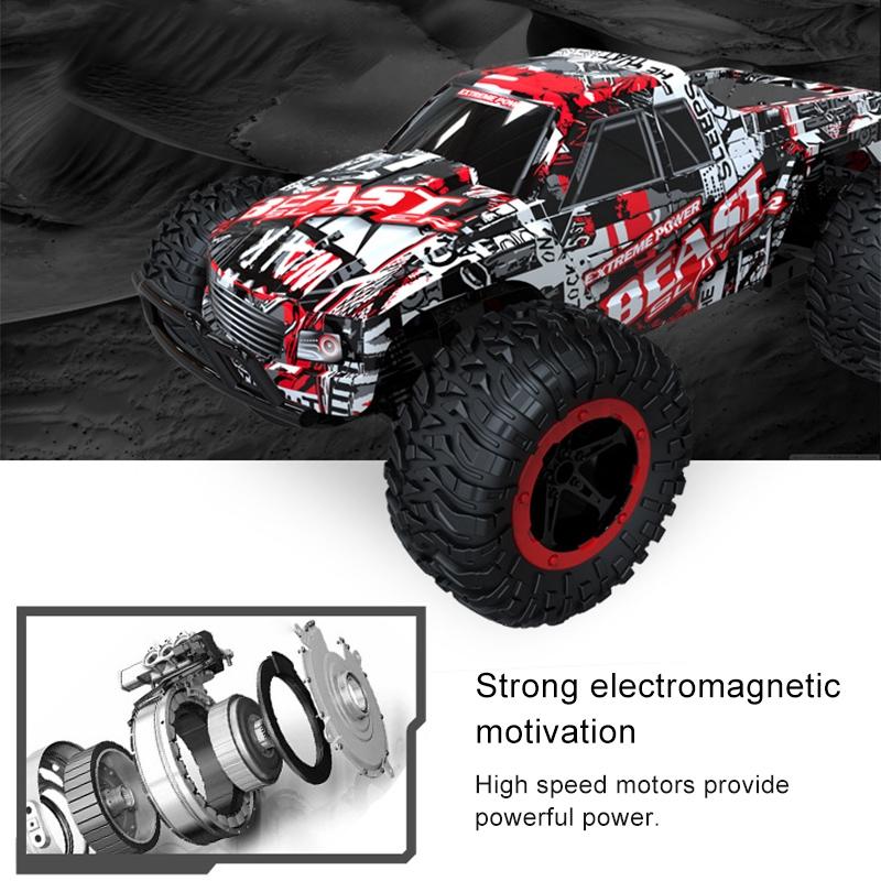 1 16 Off-road Rc Drift Car with 2.4g Wireless Remote Control - Red 8