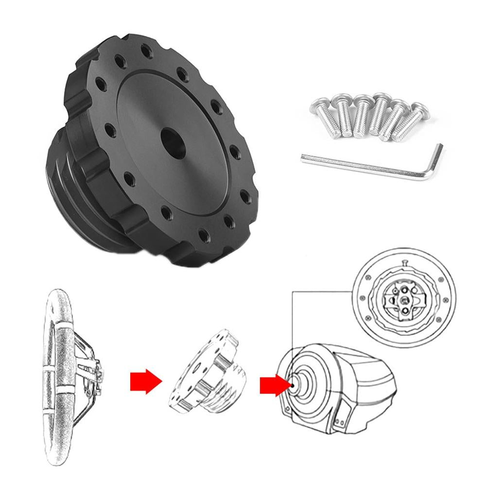 Universal Gaming Steering Wheel Adapter for Thrustmaster T500ts - Connect Txt300 - Red 7