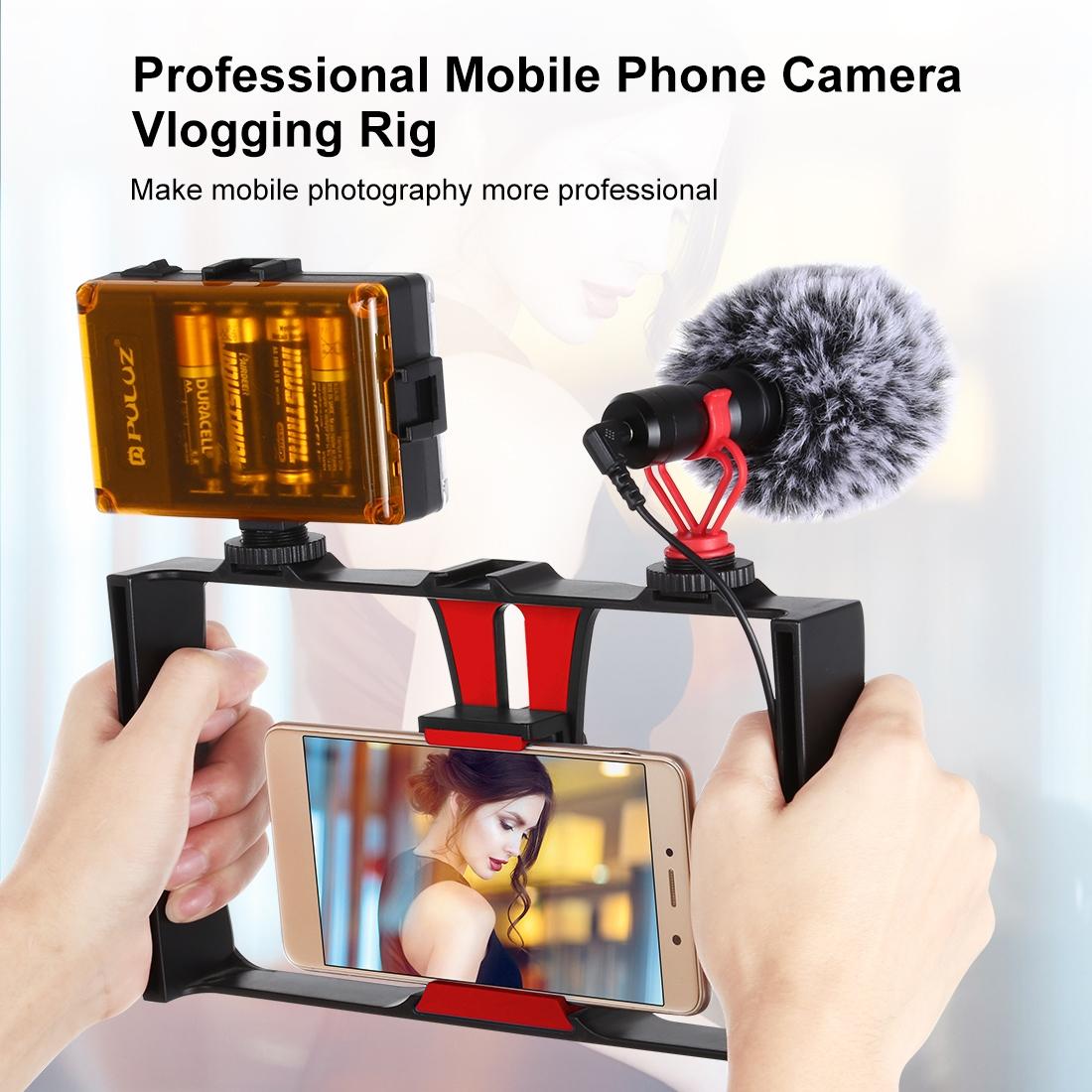 Smartphone Video Rig For Vlogging And Filmmaking - Red 8