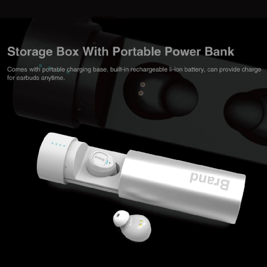 Waterproof Wireless Earbuds with Noise Cancelling and Charging Case - Red 13
