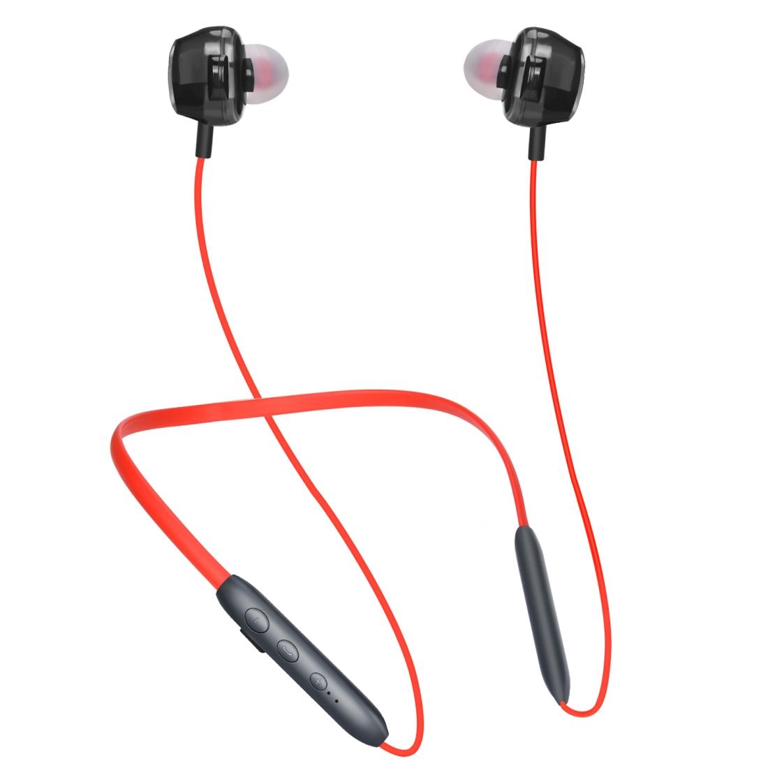 Wireless Bluetooth Earphones with High-fidelity Mic - 5.0 - Red 11