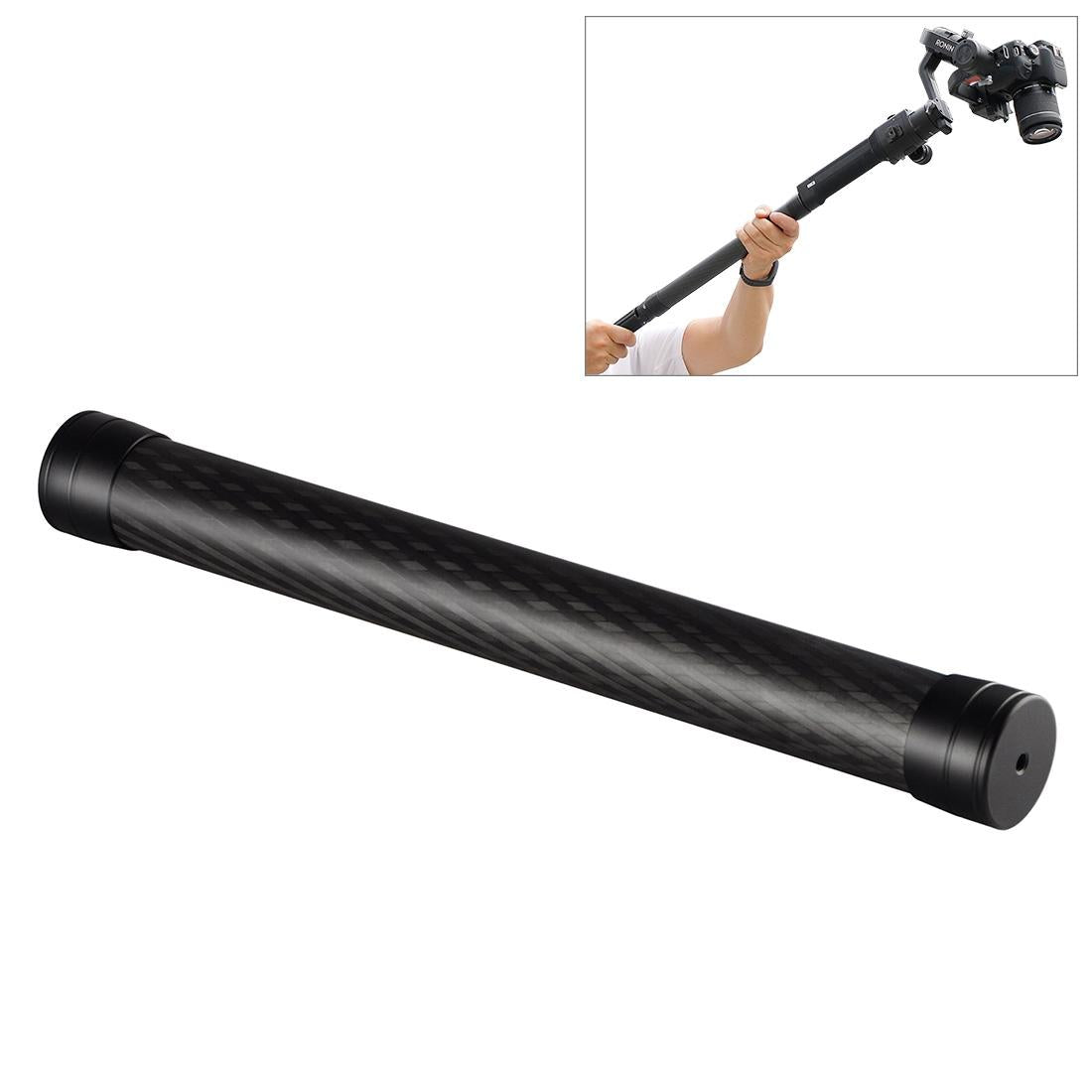 35cm Carbon Fiber Monopod Extension for Gimbal - Red 9