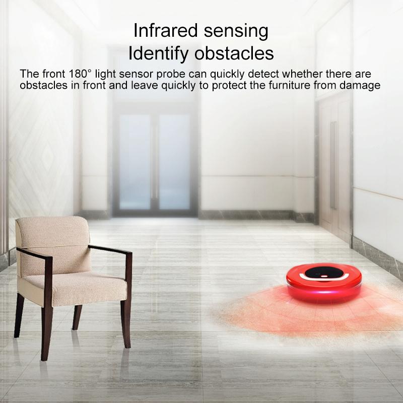 Smart Household Sweeping Robot - Fd-rsw c - Red 7