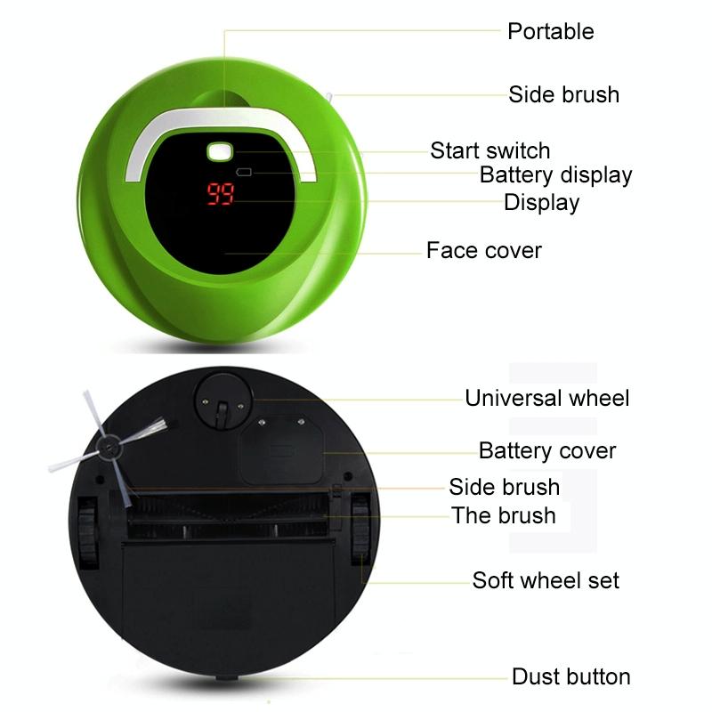 Smart Household Sweeping Robot - Fd-rsw c - Red 14