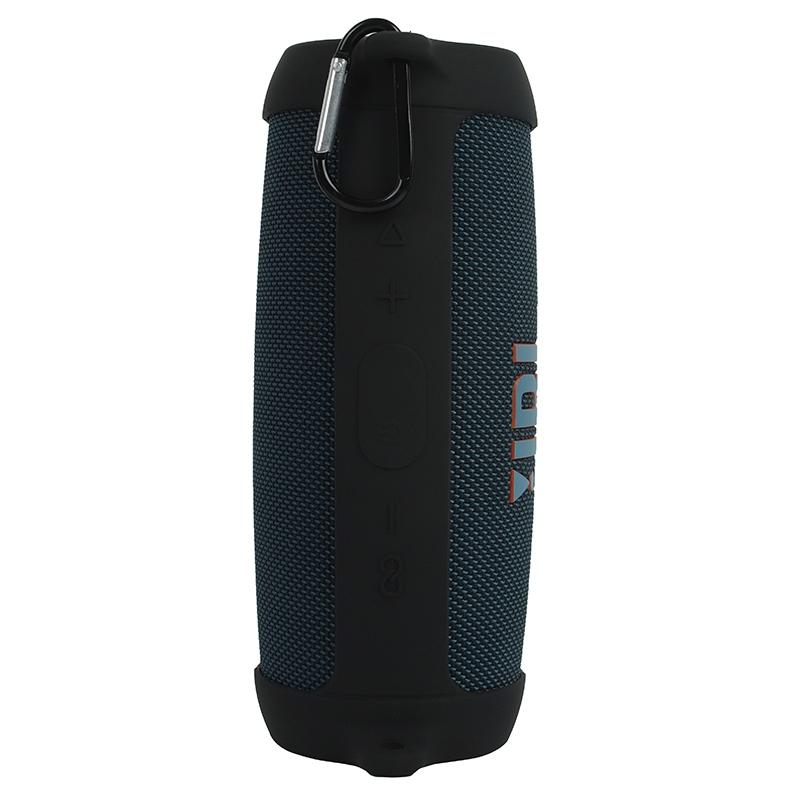 Portable Silicone Speaker Cover with Shoulder Strap & Carabiner for Jbl Charge 5 - Red 12