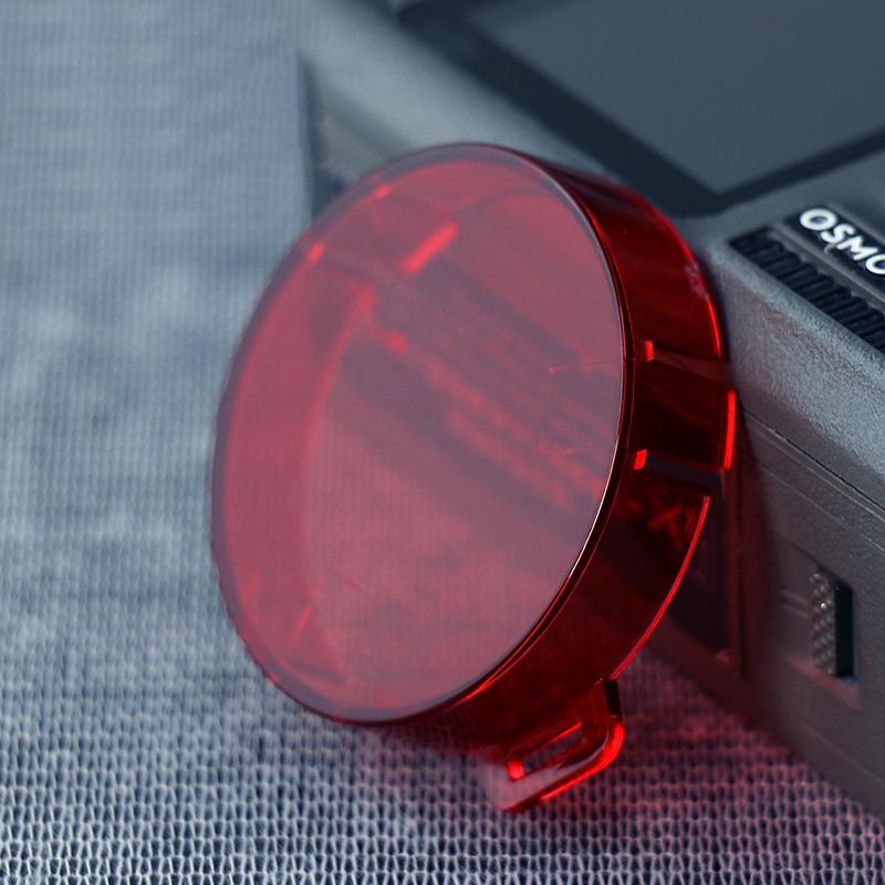 Round Lens Filter for Dji Action Camera - Red 8