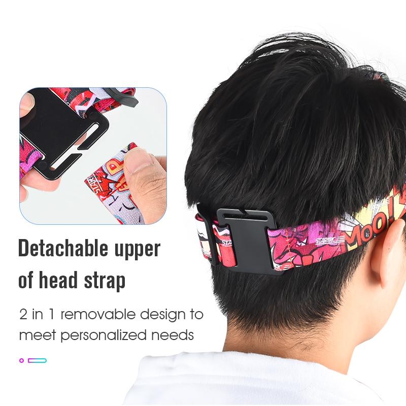 Universal Action Camera Head Strap Mount - Red 4