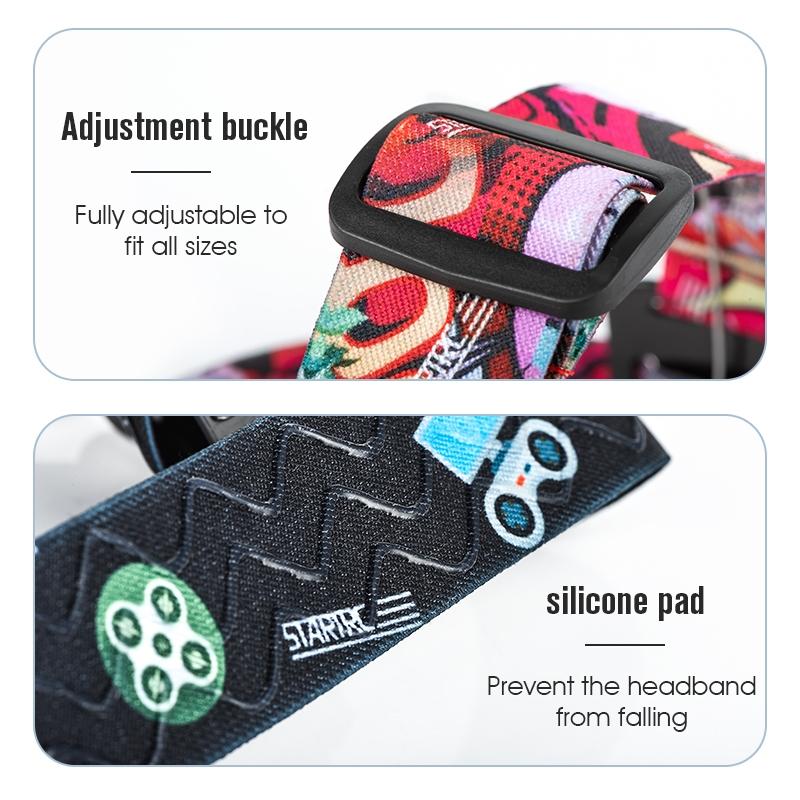 Universal Action Camera Head Strap Mount - Red 5