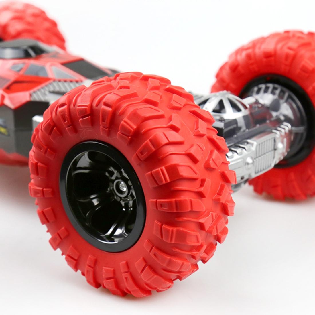 33cm Red 2.4ghz Double-sided Twisted Off-road Rc Toy Car for Kids 4