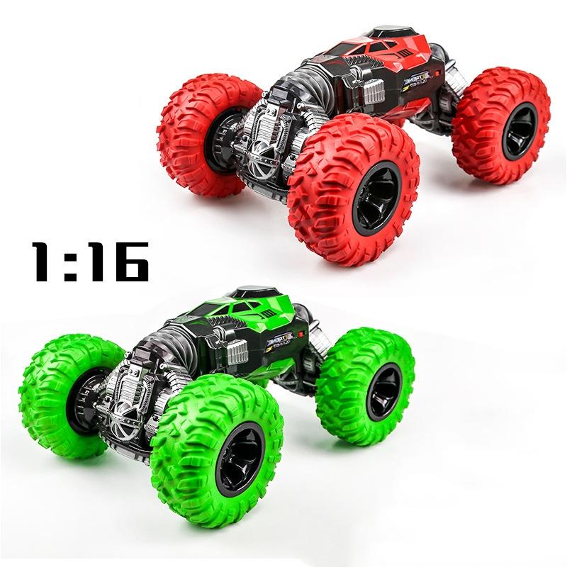 33cm Red 2.4ghz Double-sided Twisted Off-road Rc Toy Car for Kids 5