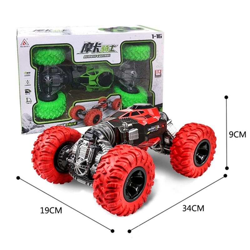 33cm Red 2.4ghz Double-sided Twisted Off-road Rc Toy Car for Kids 6