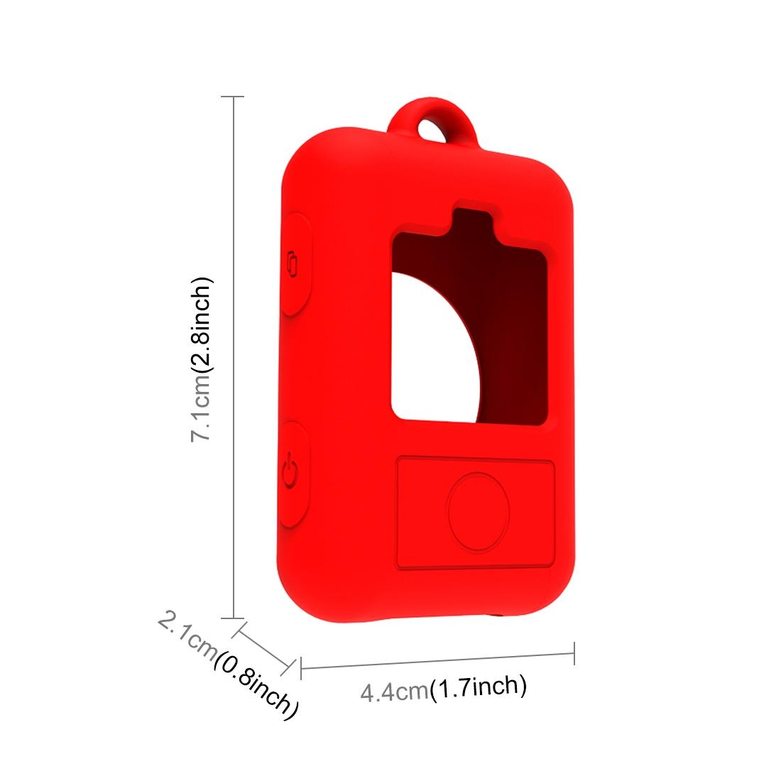 Protective Silicone Case for Insta360 one x X2 X3 with Rs Remote - Red 3