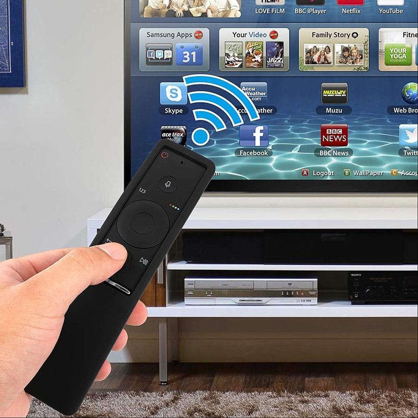 Silicone Non-slip Remote Control Cover for Samsung Smart Tv - Red 11