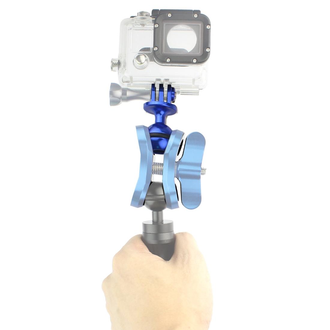 Aluminum Ball Head Adapter for Gopro Insta360 Dji Action Cameras - 2.5cm Diameter - Red 15