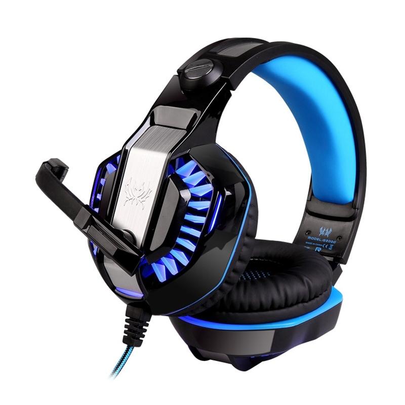 Stereo Gaming Headset With Mic & Led For Ps4 Smartphone Tablet Pc - Red 3