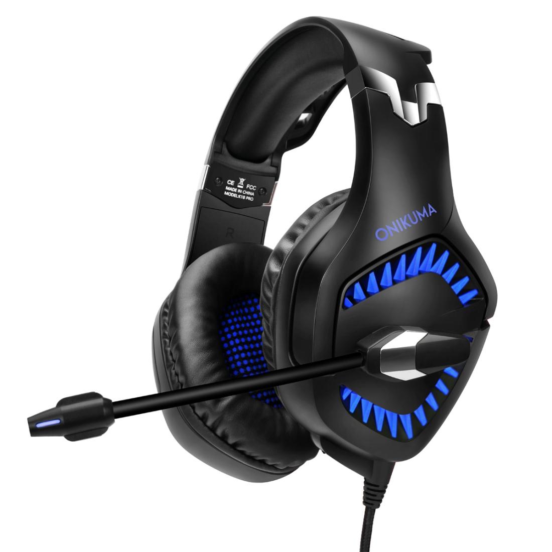 Surround Gaming Headset With Mic & Led - Black Red 3