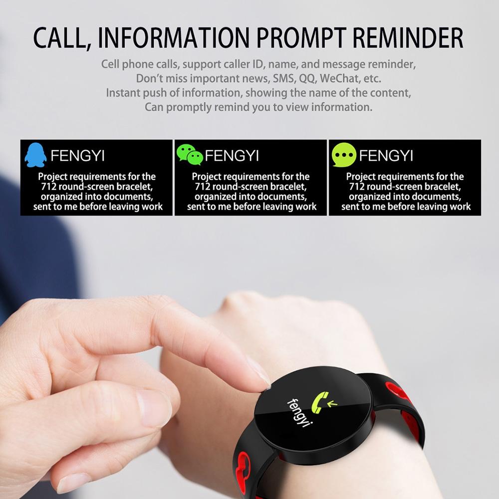 Smart Health Monitoring Bracelet With Waterproof Tft Screen 5