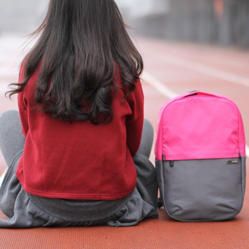 Xy Series Multi-functional Backpack for 13.3 Inch Laptop - Fashion Colour Matching - Rose Red 6
