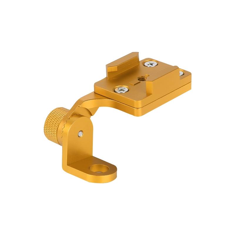 Universal Motorcycle Phone Bracket for Action Cameras - Silver 3
