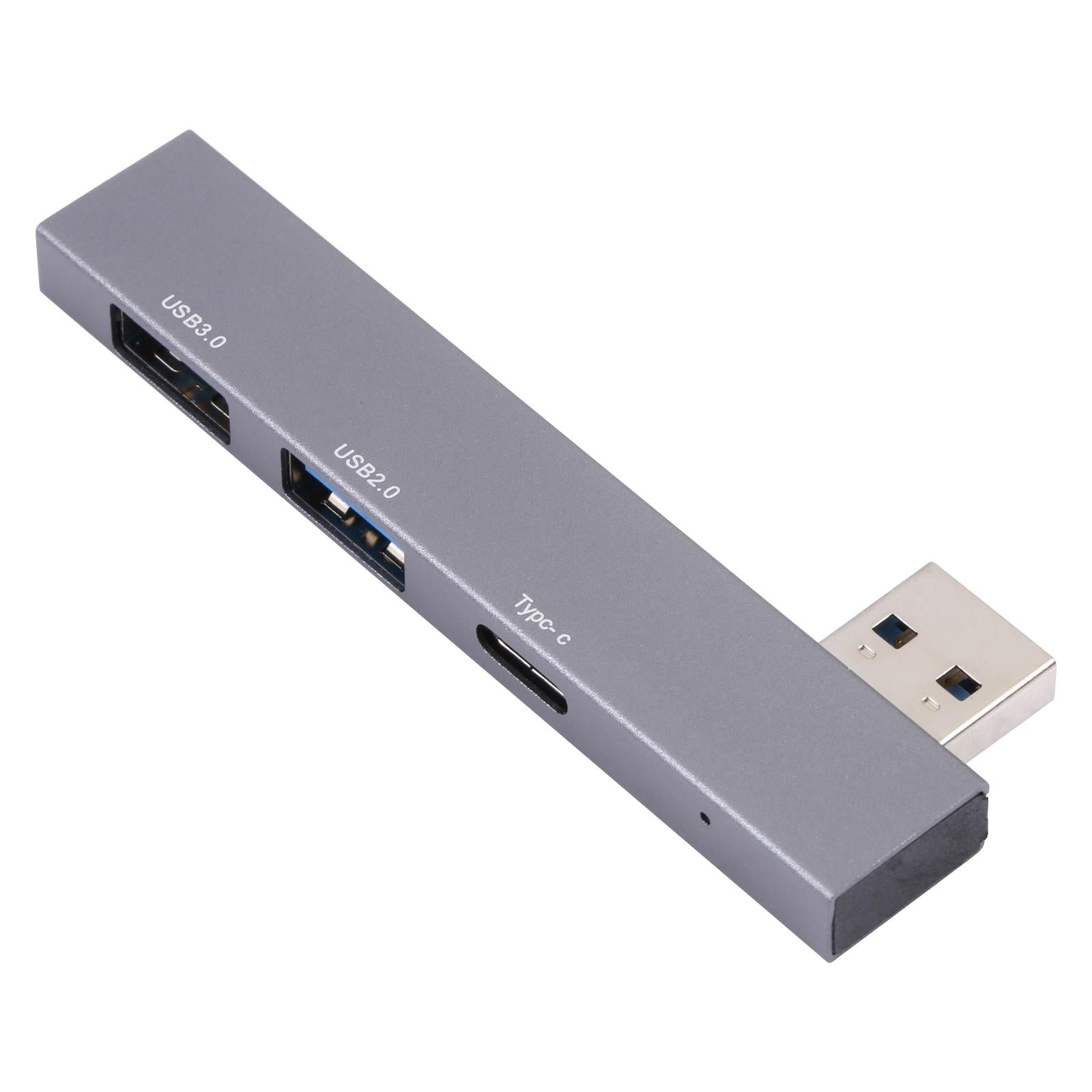 Usb Male To Usb 2.0+3.0+C Female Adapter Gray 3